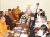Đoàn công tác Trung ương MTTQ Việt Nam  thăm chức sắc tôn giáo tại ...