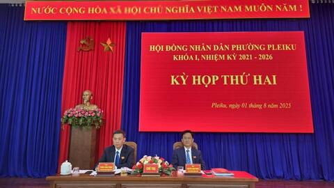 Kỳ họp thứ Hai HĐND phường Pleiku