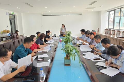 Bí thư Đảng ủy phường Pleiku làm việc với Ban Thường trực MTTQ Việt Nam phường và các tổ chức chính trị - xã hội