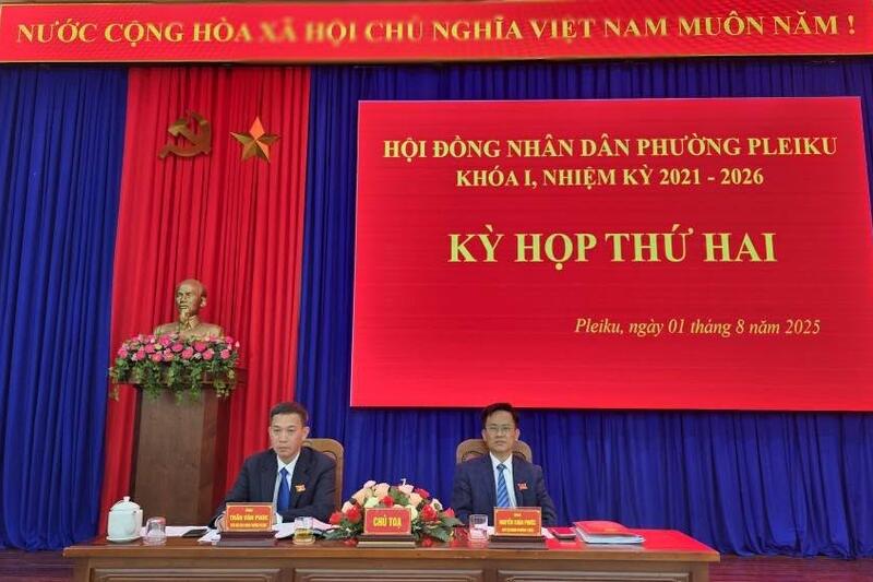 Kỳ họp thứ Hai HĐND phường Pleiku